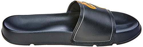 Chinelo Fila F-Beach, Masculino Preto/Amarelo 38