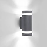 DESIGNER-LEUCHTE: Diese absolut stylische Fassadenleuchte wird der Hingucker in Ihrem Außenbereich sein. Das schwarze Design mit den indirekten Lichteffekten wirkt sehr wertig.