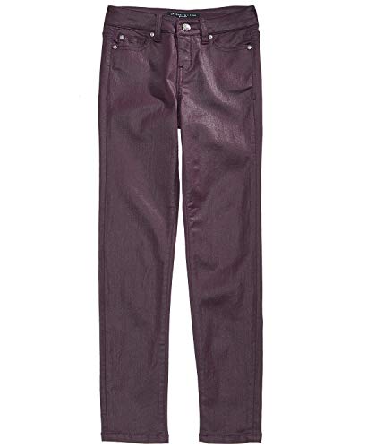 Celebrity Pink Big Girls Coated Skinny Potent Purple Jeans Size 8
