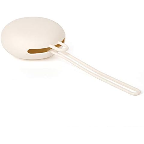 BESSENTIALS Pacifier Case, Silicone Pacifier Case for Babies, Pacifier Holder Case, Pacifier Storage, Dishwasher Safe. (White) Cover