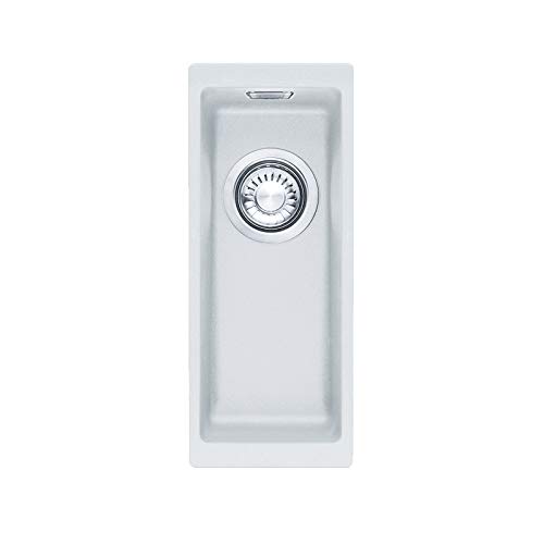 Franke Sirius 2 S2D 110.16 évier en résine petit 16x41cm sous plan Blanc 125.0252.233