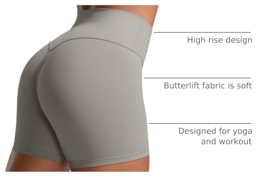 Image of CRZ YOGA Secretsculpt Biker Shorts 4 inch | Booty Scrunch Butt, Butterlift, Buttery Soft, Moderate Compression, Workout, Pilates, No Front Seam, High Waist, for Women