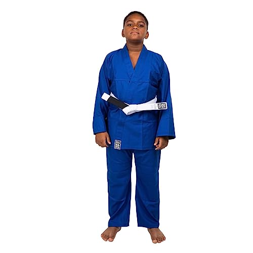 Kimono Infantil Kids Judo Jiu-Jitsu, Haganah, Azul, M1