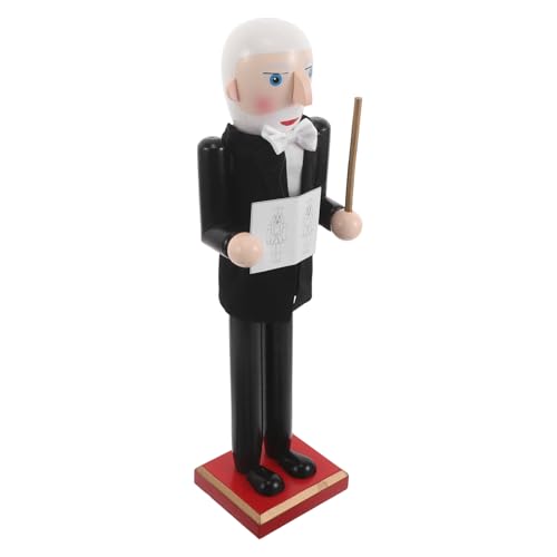 Casse-Noisette Professeur en Bois Idée Cadeau Idéale Déco de Bureau - 2