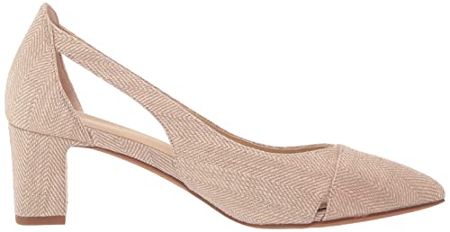 Cole Haan Women's Caia Pump 55Mm, Metallic Gold Linen, 7.5 #TOP5