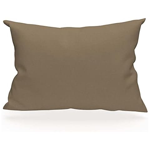 Taie d'Oreiller Soleil d'Ocre Taupe Cover