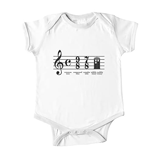 Huang Wibbly-Wobbly Timey-Wimey Baby One Piece