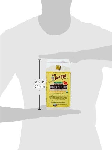 Bob's Red Mill Organic Rye Dark Flour - 22 oz - 2 pk