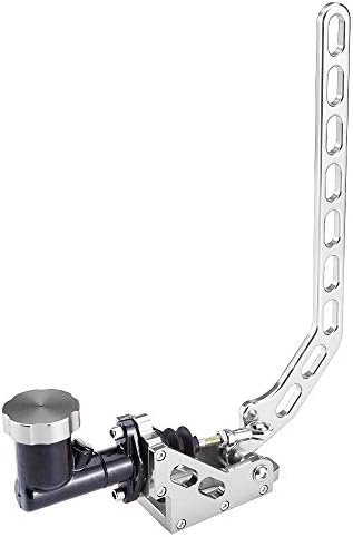 KYOSTAR Racing Car Hydraulic Horizontal Drift Rally Parking Handbrake Lever (Silver)
