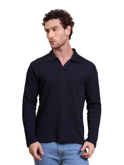 armenor Men Waffle with Johnney Collar Full Sleeve-picture-41