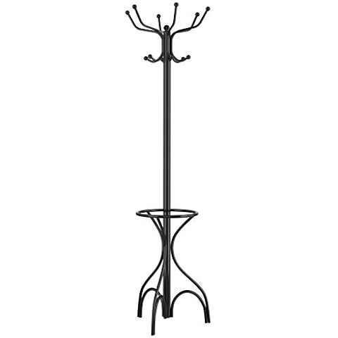 COSTWAY 12 Hooks Freestanding Coat Rack Cover
