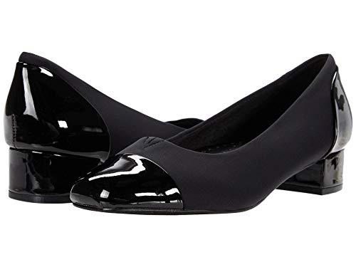 Trotters Women's Daisy Pump, Microfiber/Vegan Patent, 8 Wide