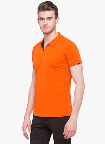 Image of Status Quo Men's Polo T-Shirt | Rich Cotton Blend | Slim Fit | All Day Comfort | Contrast Inner Placket | Polo Collar