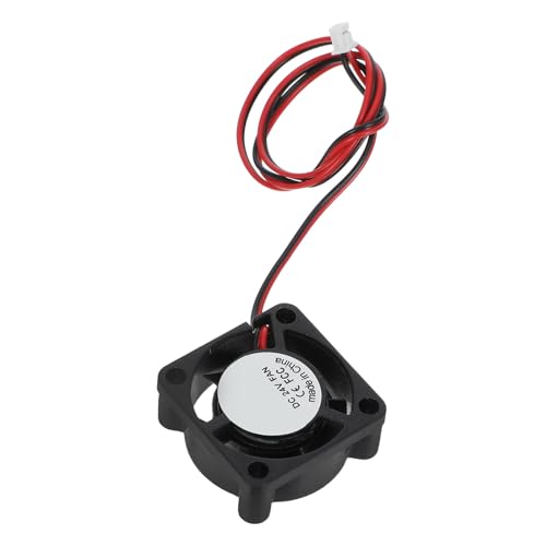 SHINEOFI Ventilador Micro de Refrigeración Silencioso para CPU y Routers, Plástico Negro, Fácil Instalación, Adecuado para Espacios Reducidos y Proyectos Electrónicos