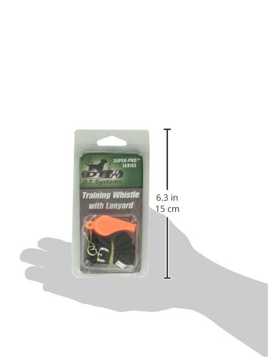 Silbato de entrenamiento para perros naranja con cordón negro miniatura 3