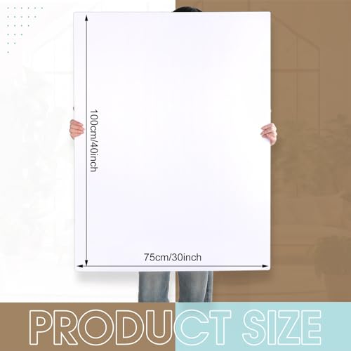 Kathfly 12 Pack White Acid Free Double Sided Foam Boards, 30 x 40 x 3/16 in by Kathfly - Used condition - Image 2