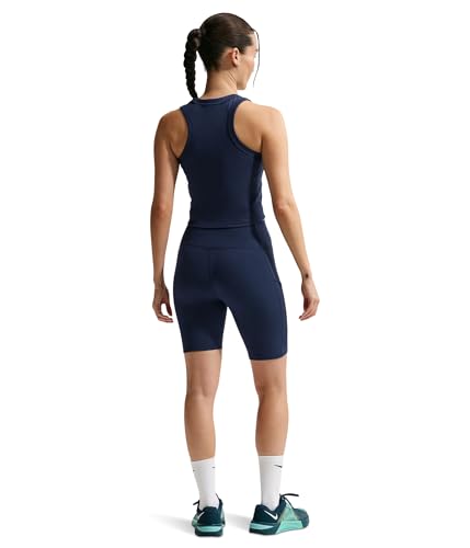 Image of Nike Women's One High-Waisted 8 inch Bike Shorts With Pockets