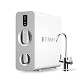RESOM 3800 Tankless Reverse Osmosis System,8 Stage RO Water Systems,800 GPD Reverse Osmosis Water Filter with LED Dual Water Faucet,Under Sink Water Filter,NSF/NSI 372 & FCC Certified.