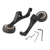 Yuanpgky Soporte de mano para patinete eléctrico Max G30 con soportes de rueda auxiliar de aluminio y almohadillas de goma para deportes al aire libre