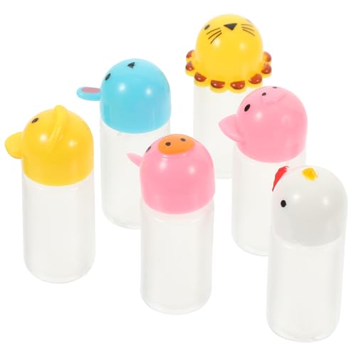 HOLIDYOYO 6個 ミニ調味料ボトル 小型醤油容器 食品グレード製 使いやすいスキーズボトル 家用 アウトドア レストラン対応 小け保存 再利用可能