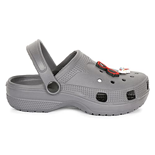 Image of MOZAFIA CHIKU Super Lightweight Cushioned Footbed EVA Sole Pull ON Washable Clogs for Kids