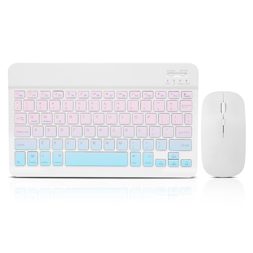Bluetooth Keyboard and Mouse Combo Rechargeable Portable...
