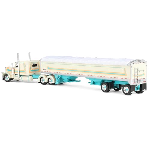 First Gear DCP Peterbilt 389 1:64 con Trailer Grain miniatura 4