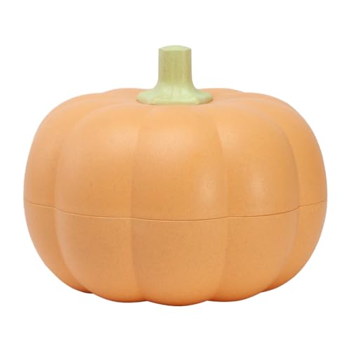 DOITOOL Pumpkin Bowls with Lids, Halloween Pumpkin Candy Dish with Lid, Pumpkin Serving Tray Fall Decorative Food Snacks Storage Container for Sugar Cookie