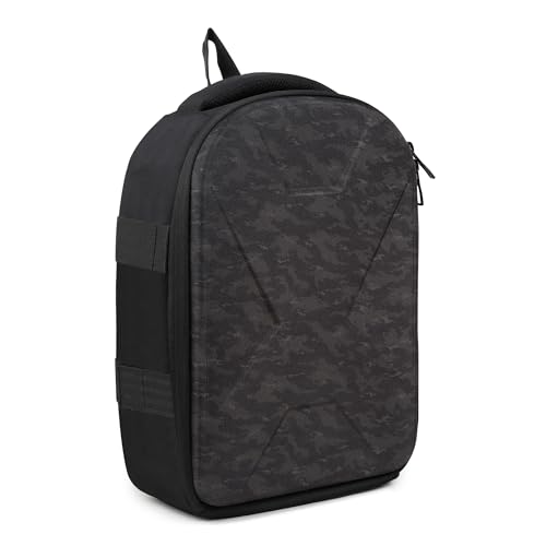 Image of GadgetBite Camera Bag Hardshell Water Resistant Professional Camera Backpack with Rain Cover Customizable Shockproof Lens Pockets for DSLR Lenses Go Pro Canon Nikon Sony Cameras Accessories