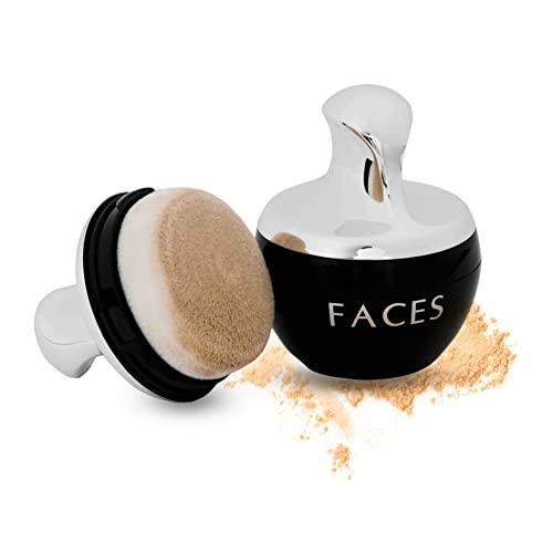 Faces Canada Mineral Loose Powder ,Smooth Matte Finish, Flawless Look, Absorbs Oil And Sweat, Soft Glow, Contains Natural Mineral, Hypoallergenic, Non-Comedogenic, Vegan, Peta Approved, Golden Beige, 0.25 Oz #TOP5
