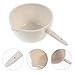 ULTECHNOVO Evaporating Dish with Handle 150ml Ceramic Laboratory Evaporating Basin Container for Scientific and Industrial Use