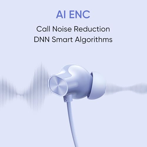 realme Buds Wireless 3 Neo in Ear Bluetooth Neckband with 13.4 Mm Dynamic Bass Boost Driver,Upto 32 Hours Playback,Fast Charge,Ai Enc,45Ms Low Latency,Ip55 Dust&Water Resistannt&Bluetooth V 5.4 Blue