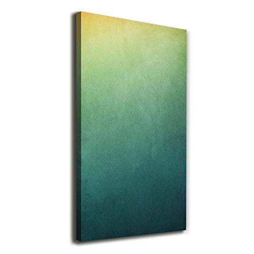 Tirages sur toile vert de 70x140 cm - Image sur toile décorative Tulup fond de dégradé