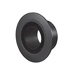  Möck Wandfutter, doppelt mit Rosette, System Primus, 150 mm Schwarz