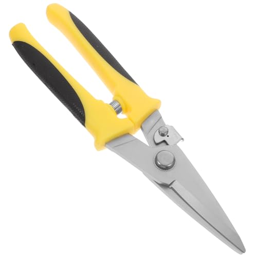 HONITANO Forbici per Lamiera in Acciaio Inox con Manici Antiscivolo e Sicuro Forbici Multifunzione per Industriale