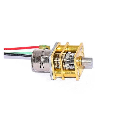 8mm Precision 2-phase 4-wire D-shaft Reduction Gear Step electronic starter Full Metal Gearbox Gear Stepper electronic starter Robot Digital Camera