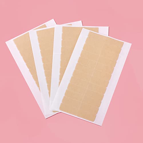 Image of WENNALIFE Clear Double-Sided Hair Extension Tape Tabs, 48 Pcs
