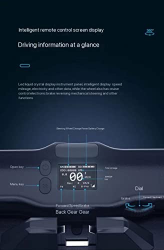 Smart Riding Boarding Box Elderly Scooter 20 Inch Electric Luggage Multi-Functional Trolley Suitcase, Combination Lock (White)2