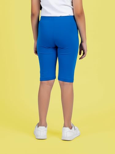 Image of KiddoPanti Girls Knee Length Cycling Shorts Pack of 2