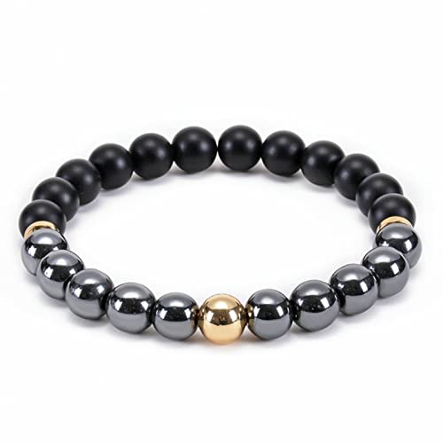 Bracelet diffuseur pierre de lave contre le stress et l'anxiété