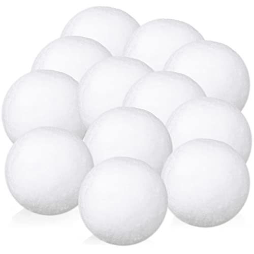 UNOLIGA Künstliche Schneebälle, Indoor Schneeballschlacht, 12pcs 7cm...
