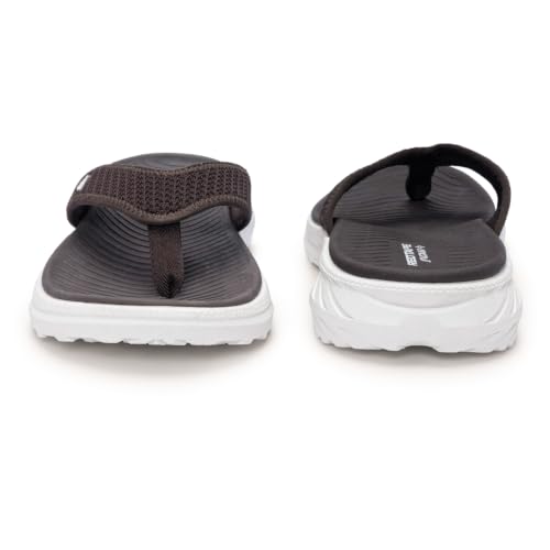 Image of Red Tape Thong Casual Sandals for Men in Dark Grey | Casual Sandals