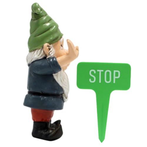 Milisten Estatua Miniatura de Duende de Adorno para Decoración de Exterior Diseño Único y Detalles Exquisitos para y