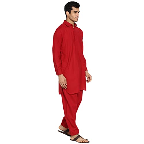 Image of Royal Kurta Men's Cotton Pathani Suit
