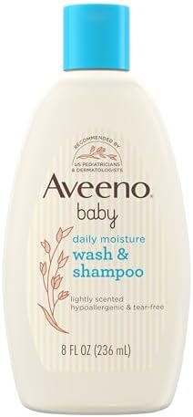Aveeno Baby Wash & Shampoo For Hair & Body, Tear-Free, 8 oz.