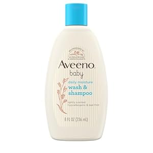 Aveeno – Baby Wash & Shampoo voor haar & lichaam, scheurvrij, 236 ml