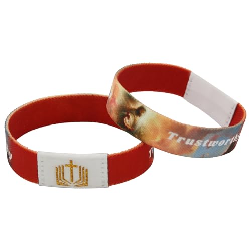 BRIBEJAT NFC-enabled Bible Verse Bracelets, Elastic Wristbands for Comfortable All-Day Wear, Play Verses & Musics via Mobile