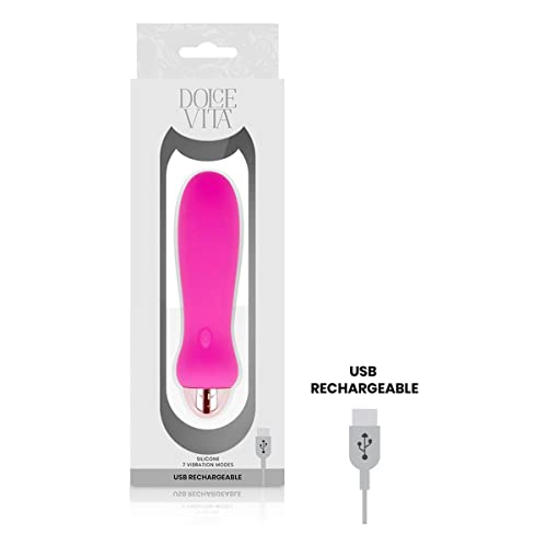 DOLCE VITA VIBRADOR RECARGABLE FIVE ROSA 10 VELOCIDADES