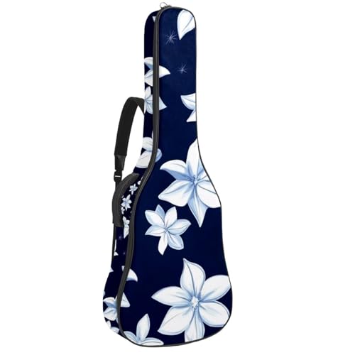Housse guitare basse et classique 104cm sac esthétique pour ukulélé à fleurs