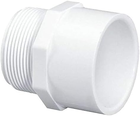 5pcs PVC Male Adapter Pipe Fitting - SCH 40 3/4 Inch Slip Socket x 3/4 MNPT Connectors for Plumbing Water Line